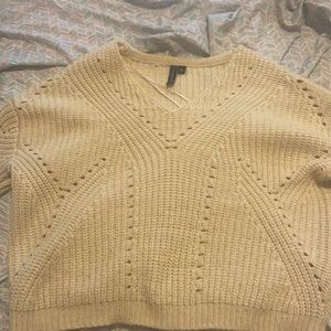 Off whiteish sweater  from moon and mario son